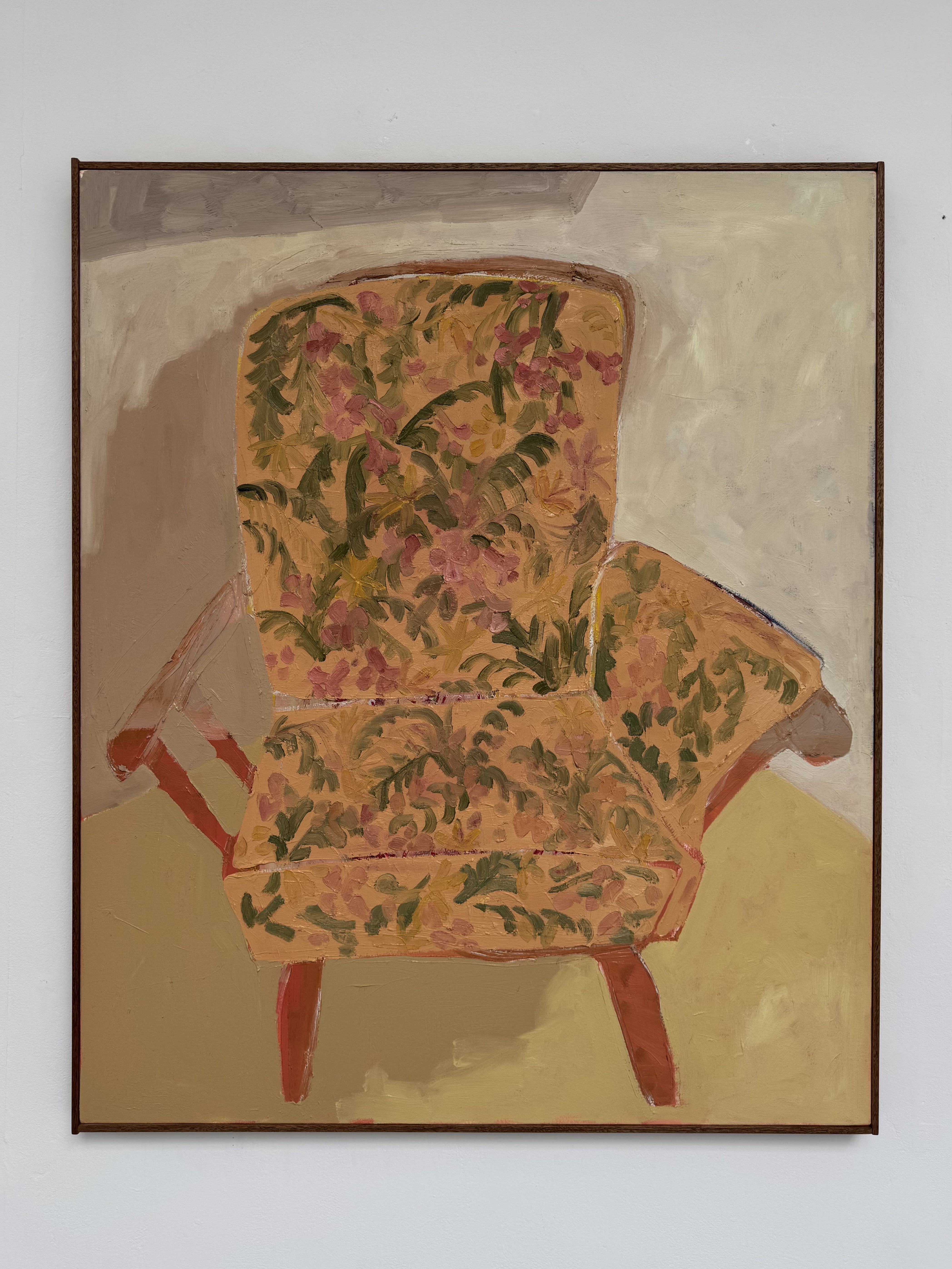 Seat in the Corner by Nina Parsons - Oil painting, 120 x 100 cm