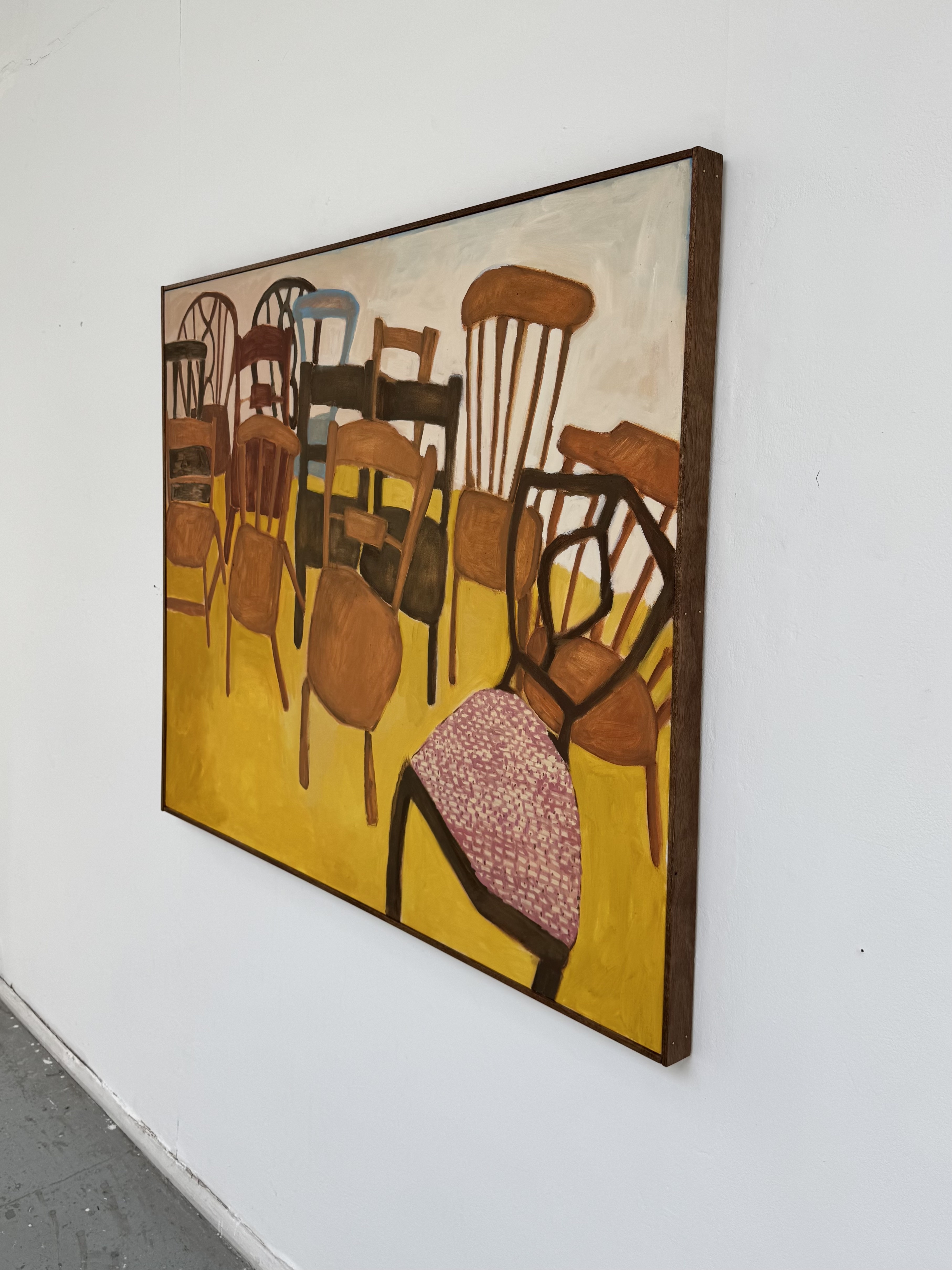 Job Lot by Nina Parsons - Oil painting, 120 x 100 cm