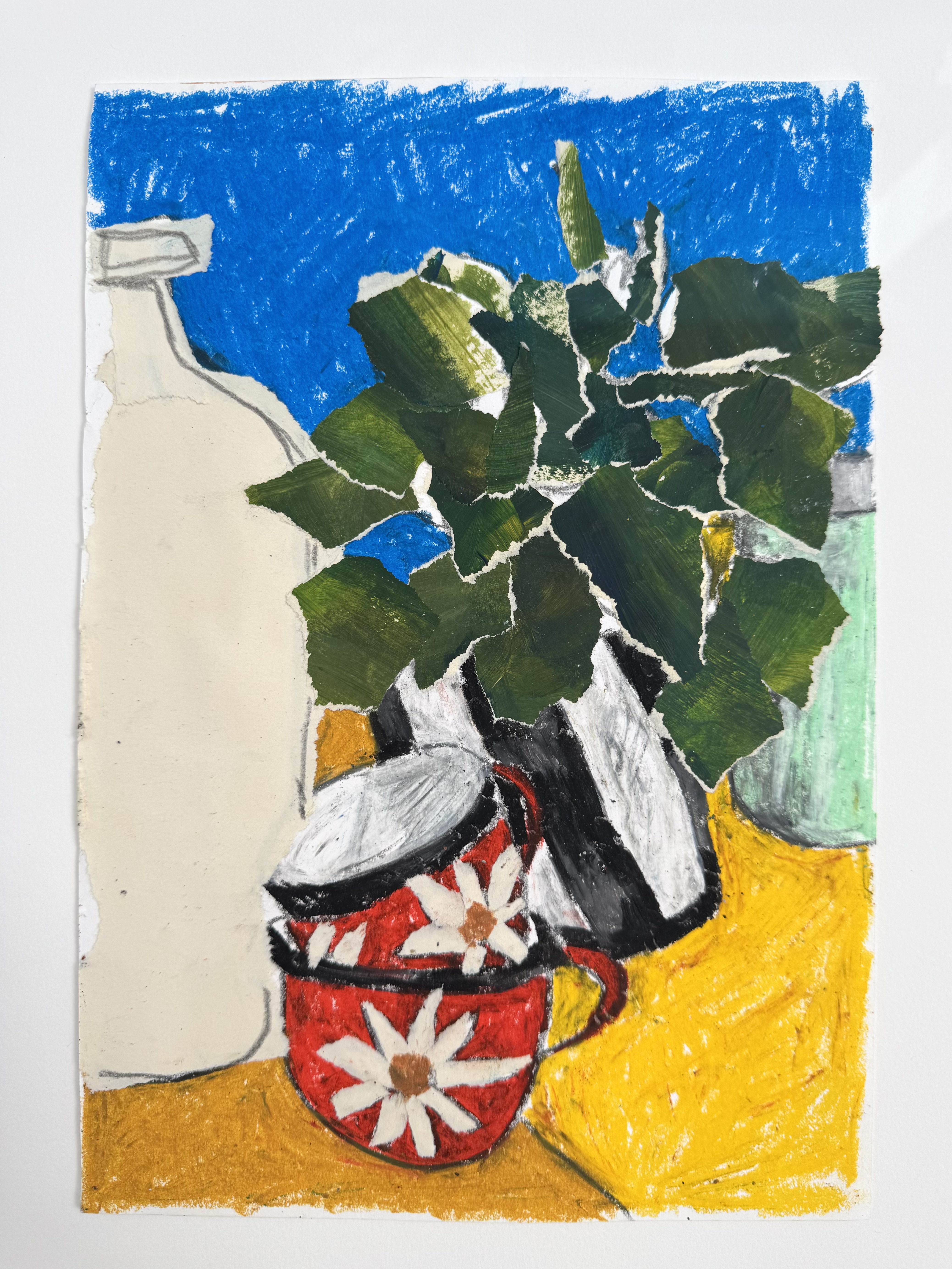 Still Life Study I by Nina Parsons - Oil painting, A4 (21 x 29.7cm) unframed