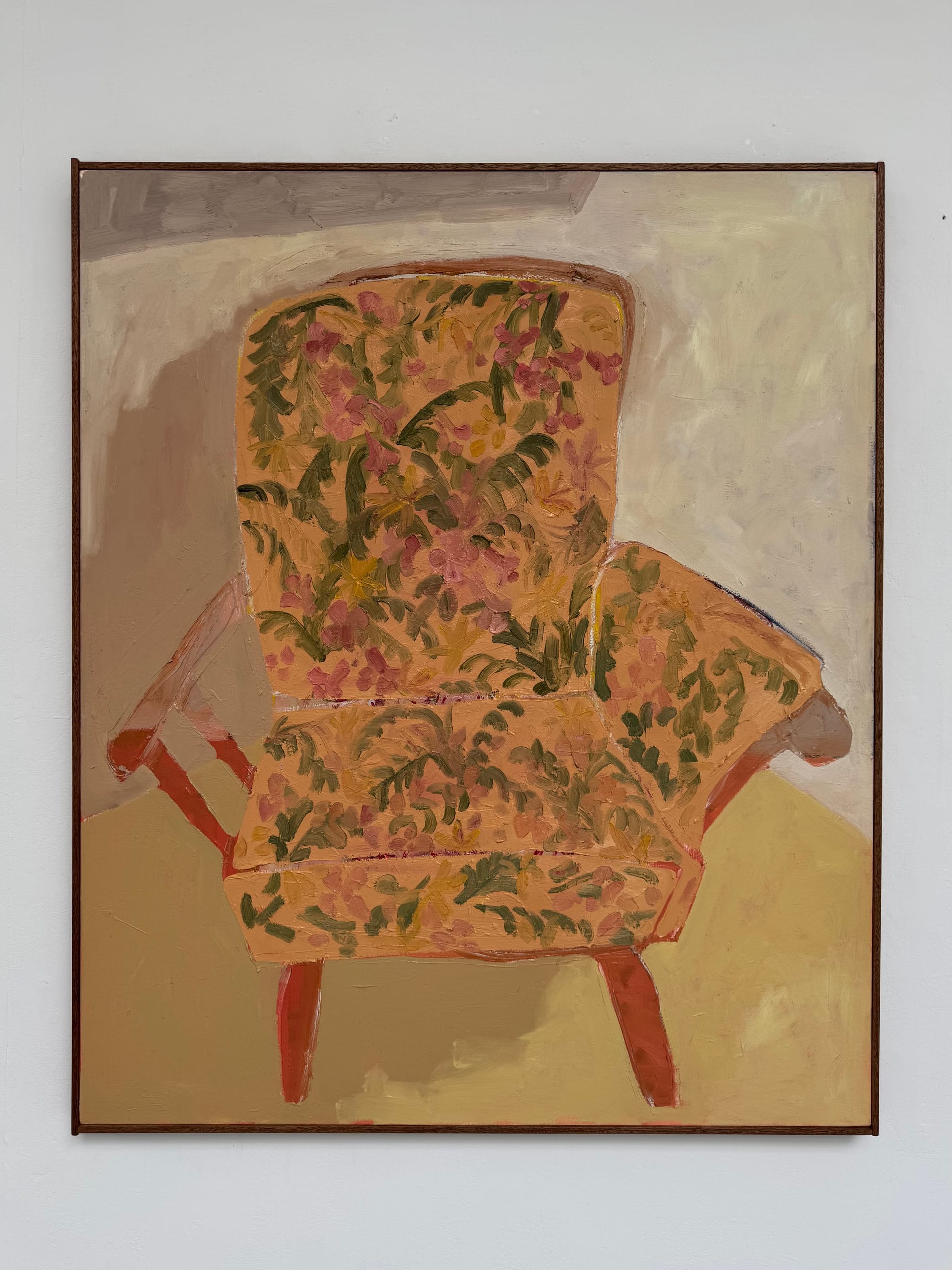 Seat in the Corner (2024) by Nina Parsons, Oil on canvas
