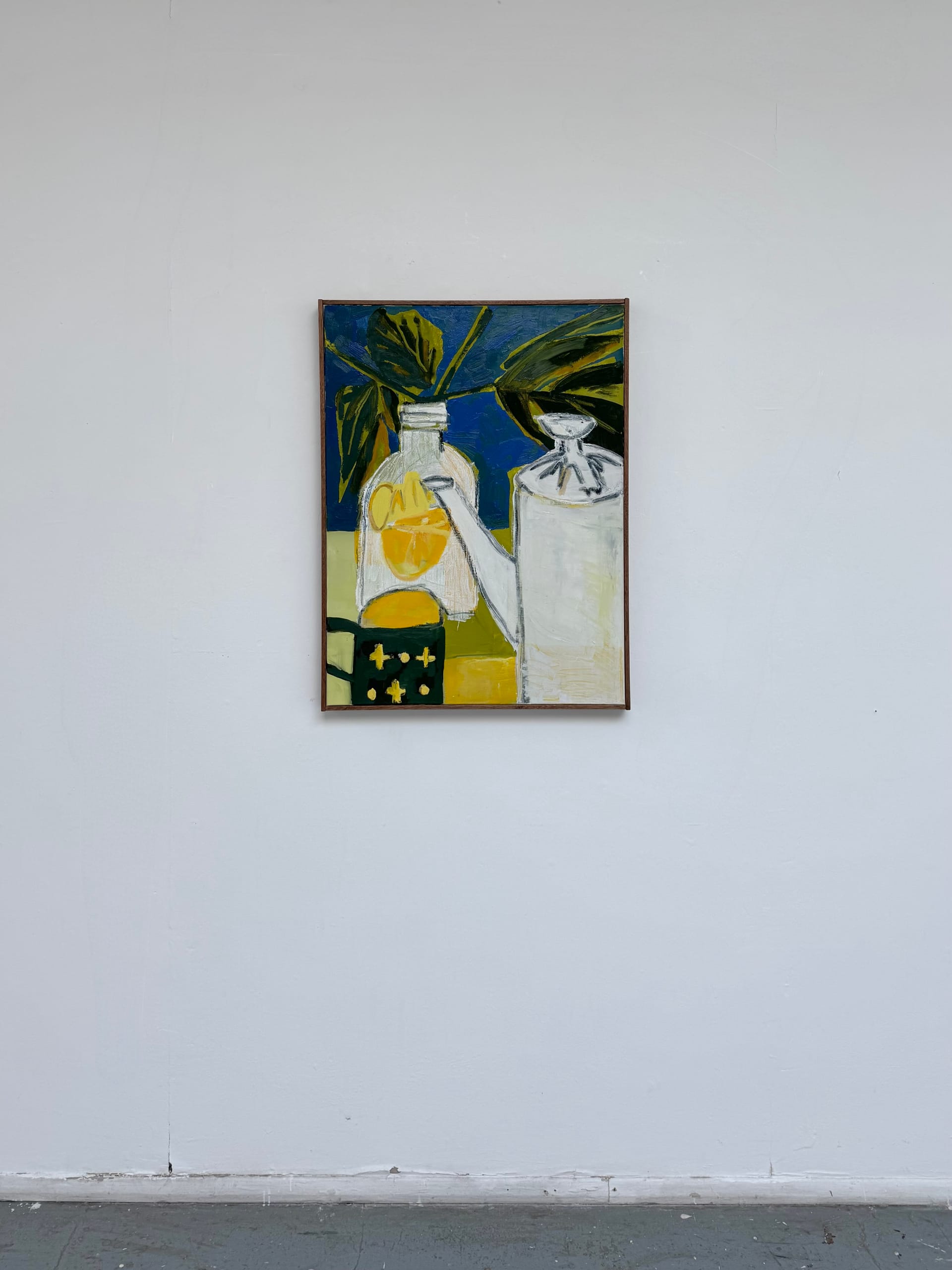Still Life (White Teapot Green Cup) (2020) by Nina Parsons - View 2